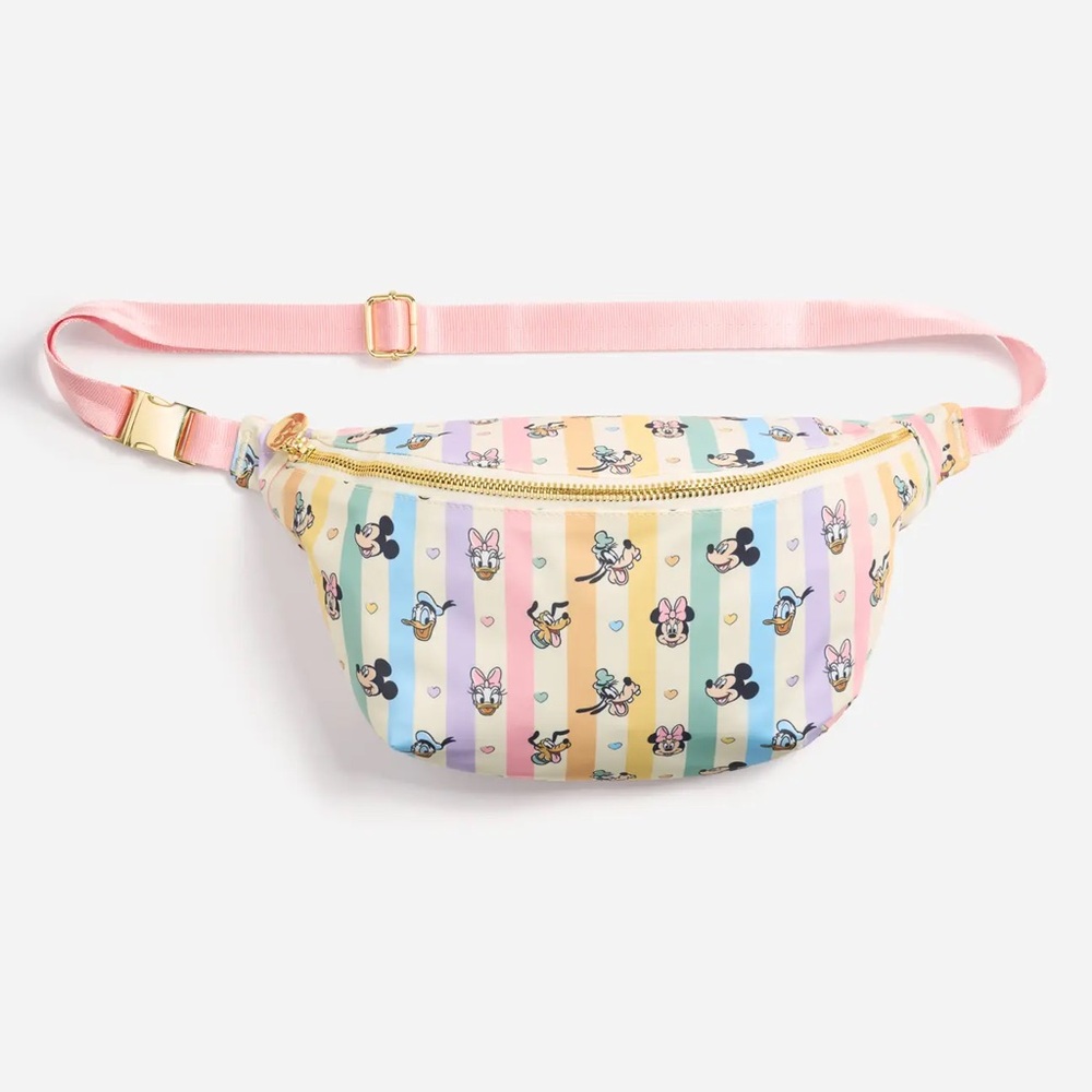 Stoney Clover Lane Pastel Striped Crossbody Bag